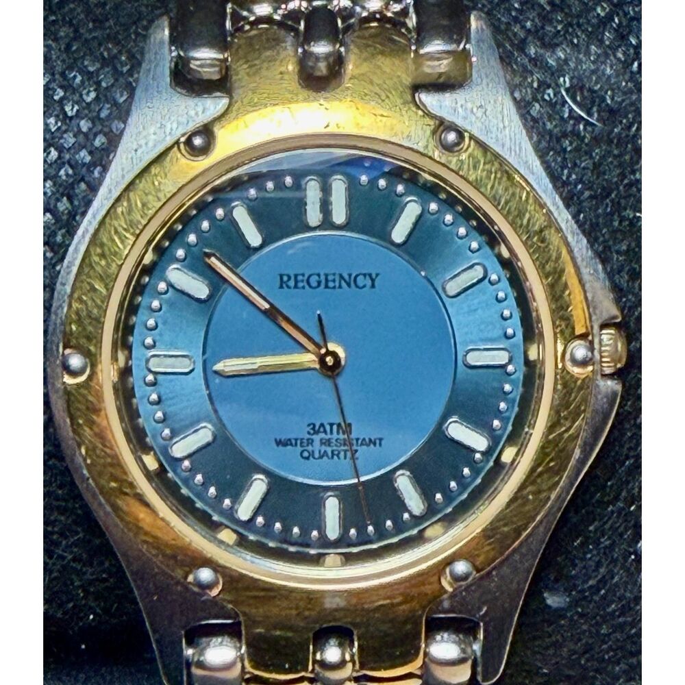 Vintage Regency Two-Tone Quartz Dress Watch (Model 8205)